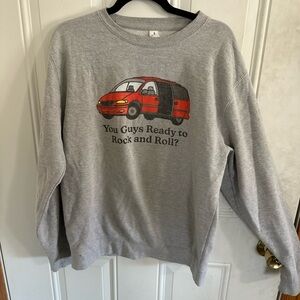Gray Graphic Sweatshirt